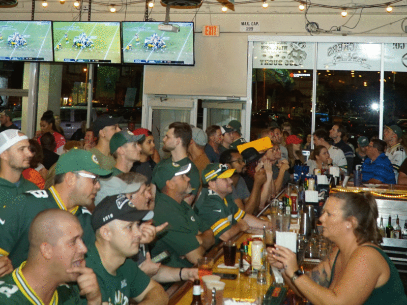 Green Bay Packers Bar  O'Kelleys Sports Bar & Grill